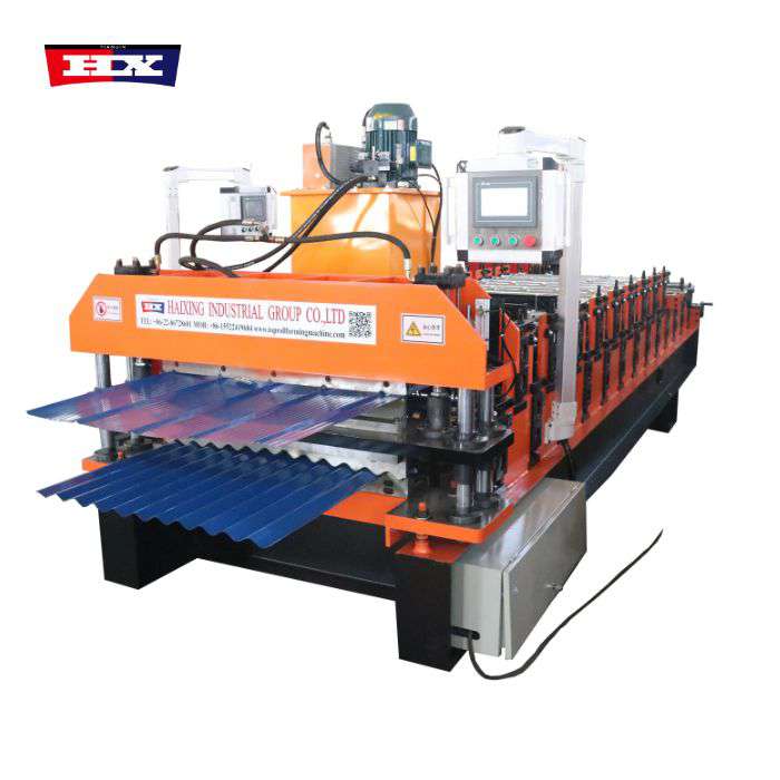 high speed double layer roof roll forming machine