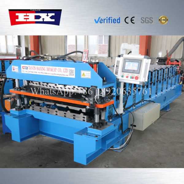 machine de fabrication de tôle ondulée