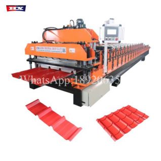 PV4 glazed double layer roll forming machine